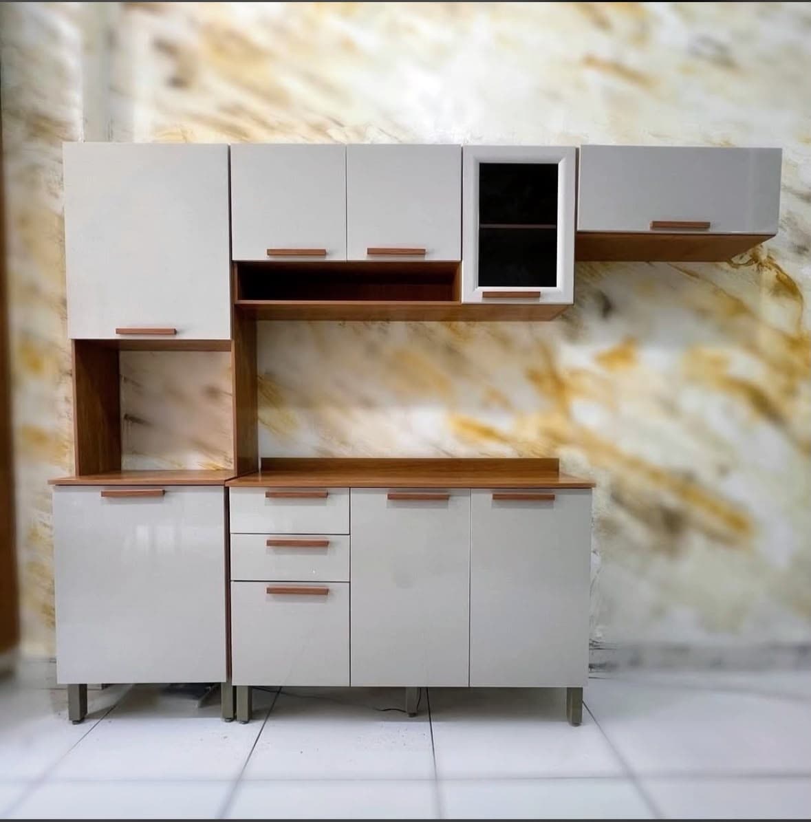 Conjunto de armários de cozinha